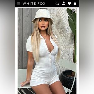 WHITE FOX PLAYSUIT